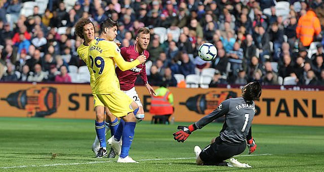 West Ham 0-0 Chelsea: The Blues đứt mạch toàn thắng