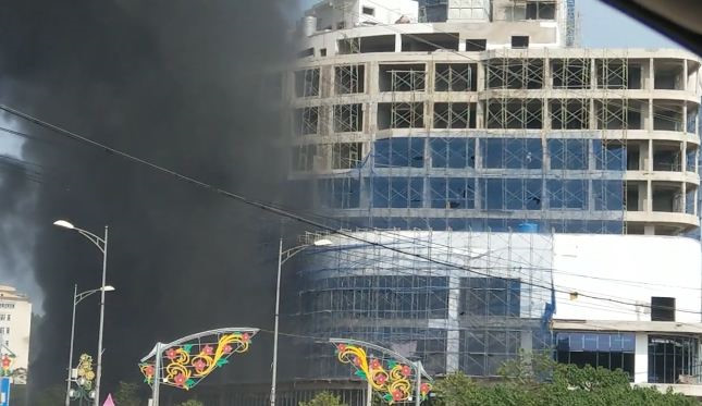 Hé lộ nguyên nhân vụ hỏa hoạn tại công trường trung tâm thương mại Yên Bái