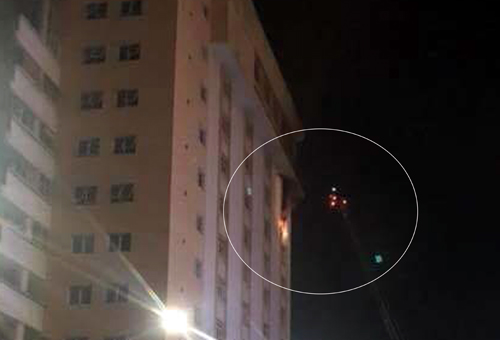 Cháy bên trong cao ốc Waseco Building, nhiều người hoảng loạn tháo chạy