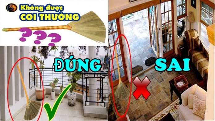 Chổi quét nhà mà để không đúng chỗ, sẽ quét bay hết tài lộc – nên để ở đâu là đúng phong thủy
