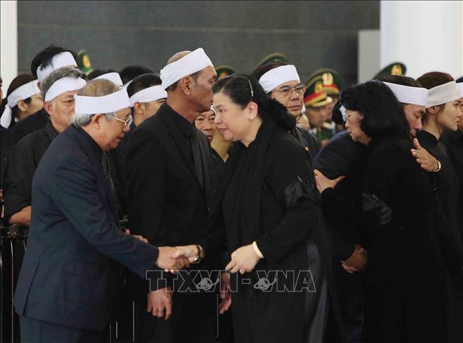 Đoàn BCH Trung ương Đảng viếng Chủ tịch nước Trần Đại Quang