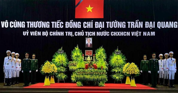 Những hình ảnh tại Lễ viếng Chủ tịch nước Trần Đại Quang