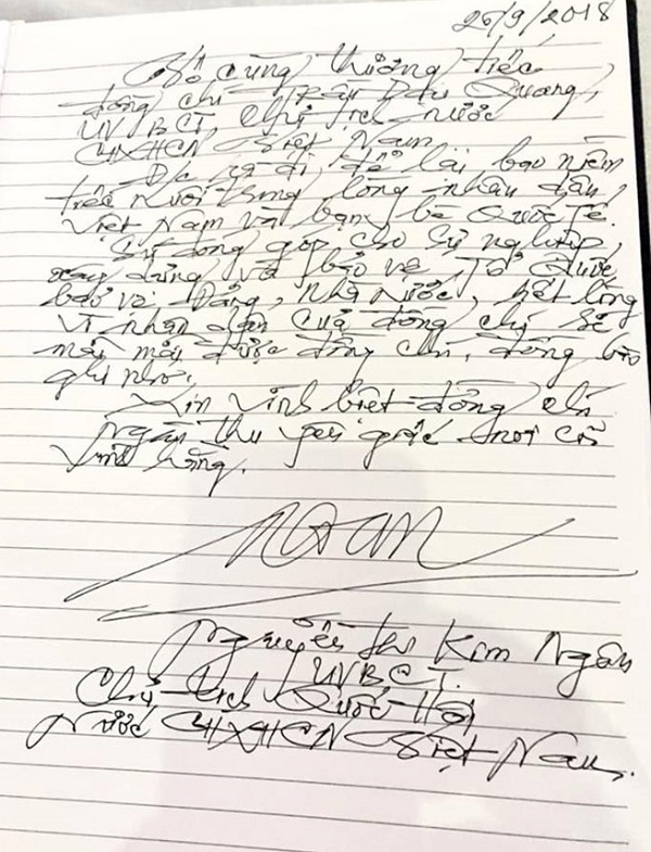 Những hình ảnh tại Lễ viếng Chủ tịch nước Trần Đại Quang