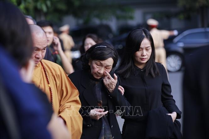 Những hình ảnh đầu tiên tại Lễ viếng Chủ tịch nước Trần Đại Quang