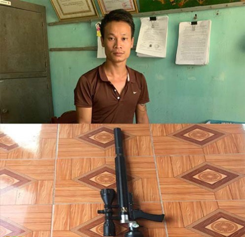 Dùng súng hơi tự chế bắn... đùa khiến một người bị thương