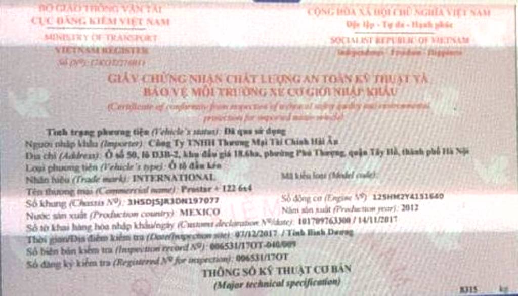 Bình Định: Nghi sử dụng bằng giả, 3 xe đầu kéo đã bị tạm giữ