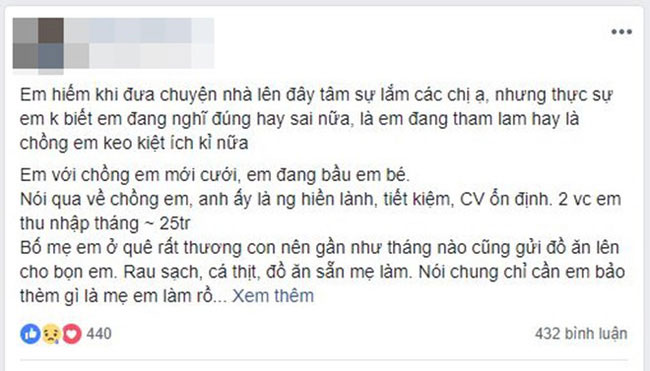 Xin chồng chiếc điện thoại cũ cho mẹ không được, vợ trẻ lên mạng hỏi ý kiến chị em liền bị mắng vì điều này