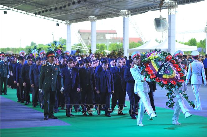 Lễ truy điệu Chủ tịch nước Trần Đại Quang tại quê hương Ninh Bình