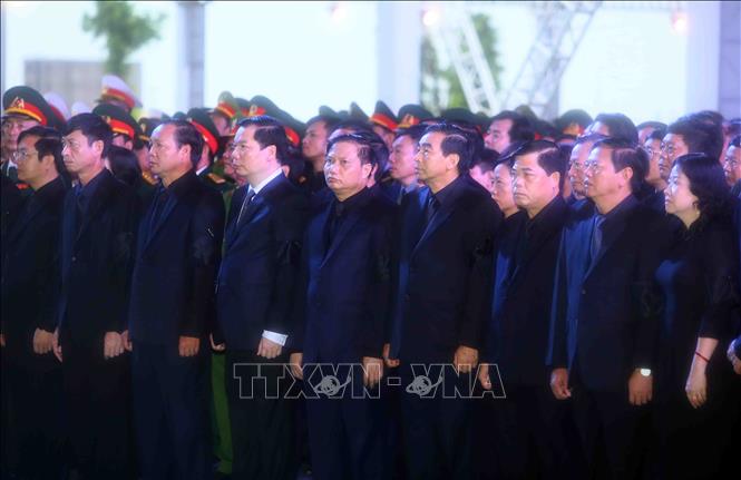 Lễ truy điệu Chủ tịch nước Trần Đại Quang tại quê hương Ninh Bình