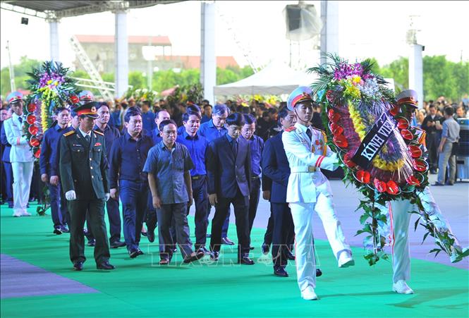 Lễ truy điệu Chủ tịch nước Trần Đại Quang tại quê hương Ninh Bình