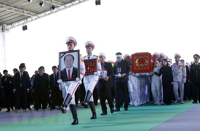 Chủ tịch nước Trần Đại Quang đã về với đất mẹ