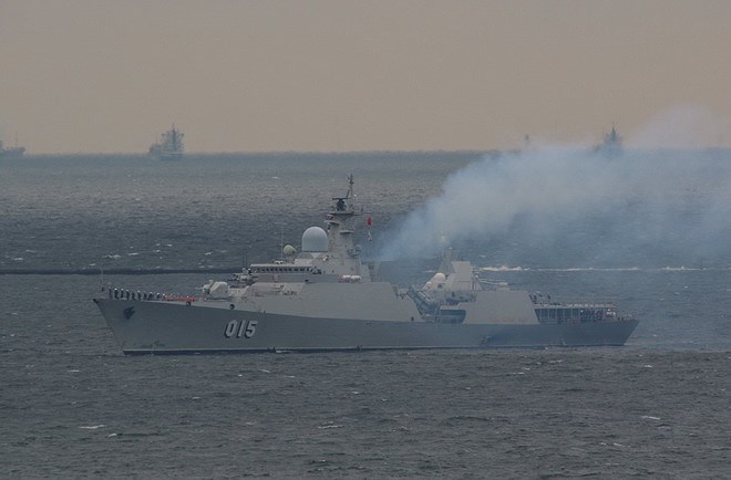 Tàu 015 - Trần Hưng Đạo uy dũng trên đất Nhật Bản