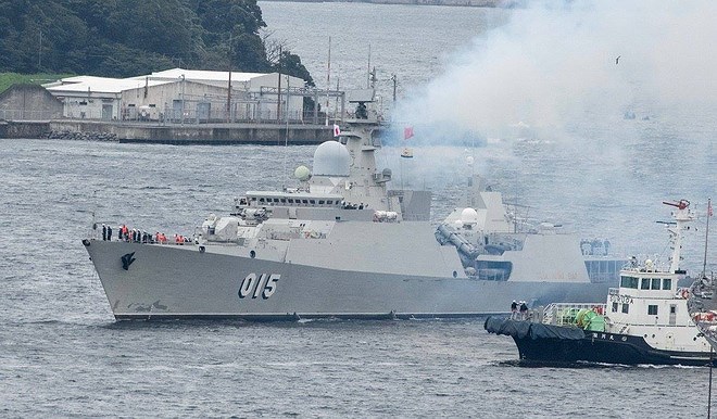 Tàu 015 - Trần Hưng Đạo uy dũng trên đất Nhật Bản