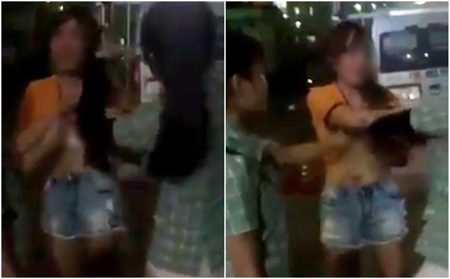 Bị đánh ghen lột áo giữa đường nghi do ngoại tình, người phụ nữ phân bua Có đi theo anh T. nhưng không vào nhà nghỉ