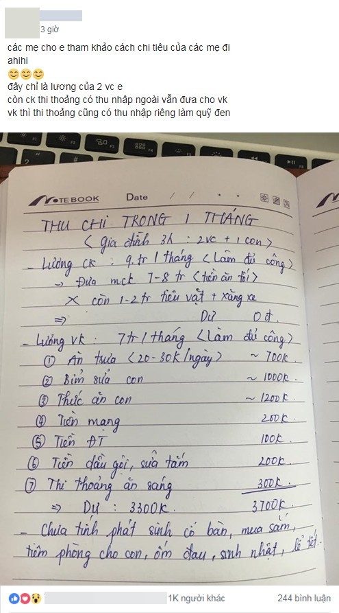 Khoe 1 tháng tiêu hết 3,7 triệu cho cả nhà, nàng dâu vẫn bị mắng dốt khi đưa mẹ chồng 8 triệu chỉ để nấu bữa tối