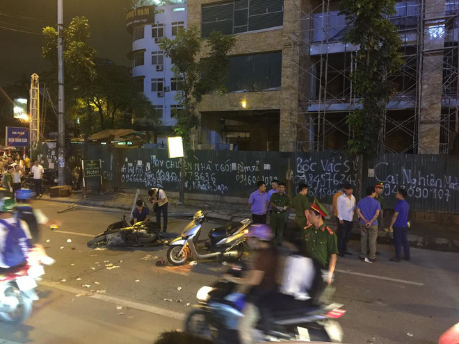 Nạn nhân thoát chết vụ thanh sắt rơi: Có vật rơi xuống sau xe, quật mạnh làm tôi ngã