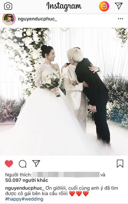 Hương Giang và Đức Phúc chúc mừng đám cưới Trường Giang - Nhã Phương: Mặn trong từng câu chữ!