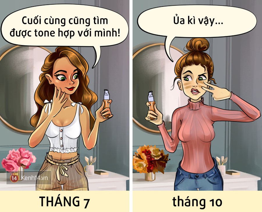 Mùa thu trong tưởng tượng của con gái và thực tế: Khác biệt và lắm rắc rối vô cùng!