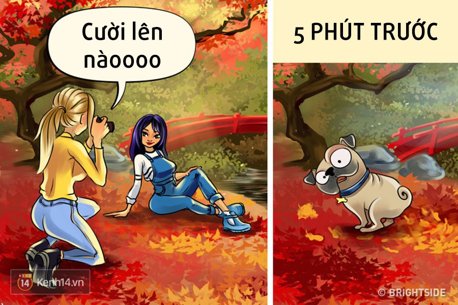 Mùa thu trong tưởng tượng của con gái và thực tế: Khác biệt và lắm rắc rối vô cùng!