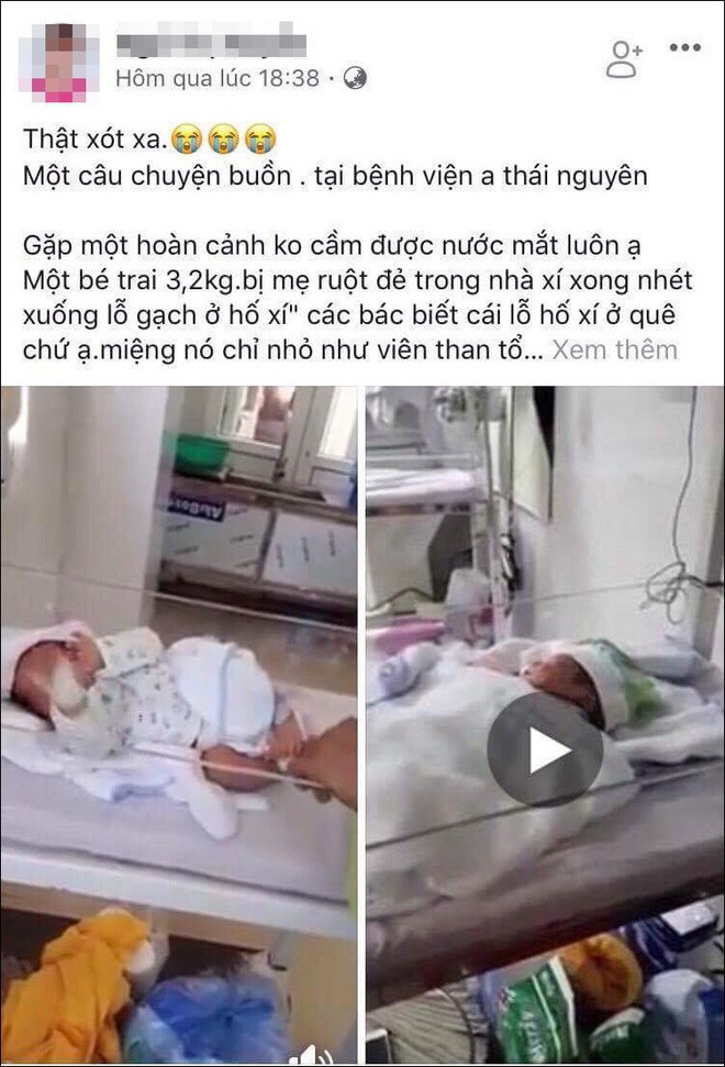 Vụ mẹ đẻ nghi nhét con sơ sinh xuống hố nhà vệ sinh ở Thái Nguyên: Công an vào cuộc điều tra