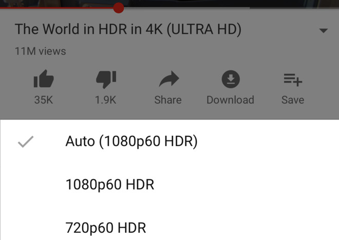 YouTube bật hỗ trợ xem video HDR cho iPhone XS, XS Max