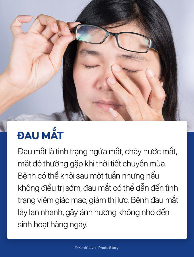 Thời tiết đang chuyển mùa, chú ý những bệnh thường gặp để bảo vệ sức khoẻ