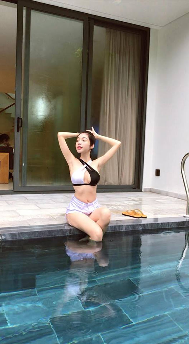 2 lần sinh nở nhưng hễ Elly Trần mặc áo tắm là phái mạnh gục ngã