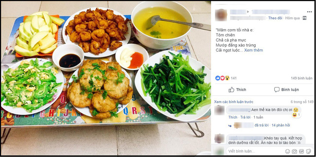 Khoe mâm cơm đầy đủ dinh dưỡng chỉ hết chưa tới 20k, vợ trẻ mách nước bí quyết sống tiết kiệm giữa thủ đô