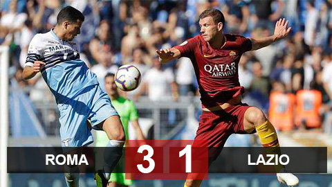 Roma hạ gục Lazio ở derby Capitale
