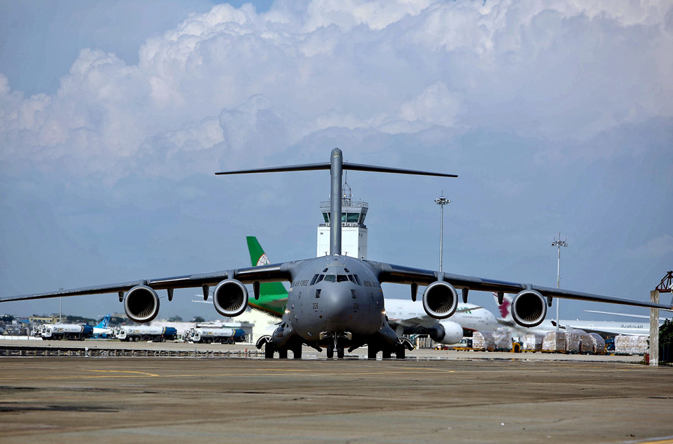 Máy bay vận tải khủng C-17 đến TP.HCM đưa nhân viên gìn giữ hòa bình VN tới Nam Sudan