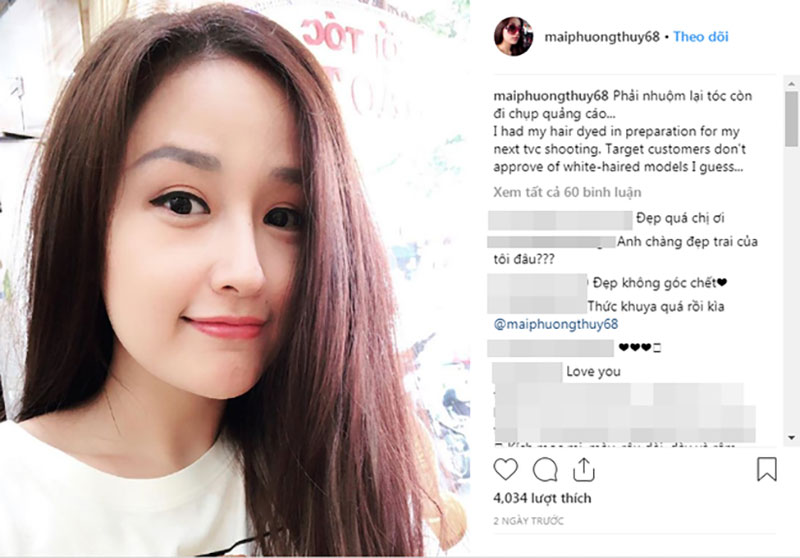 Hình selfie của Mai Phương Thúy xinh đẹp là thế, nhưng cư dân mạng lại phát hiện ra một điểm sai sai