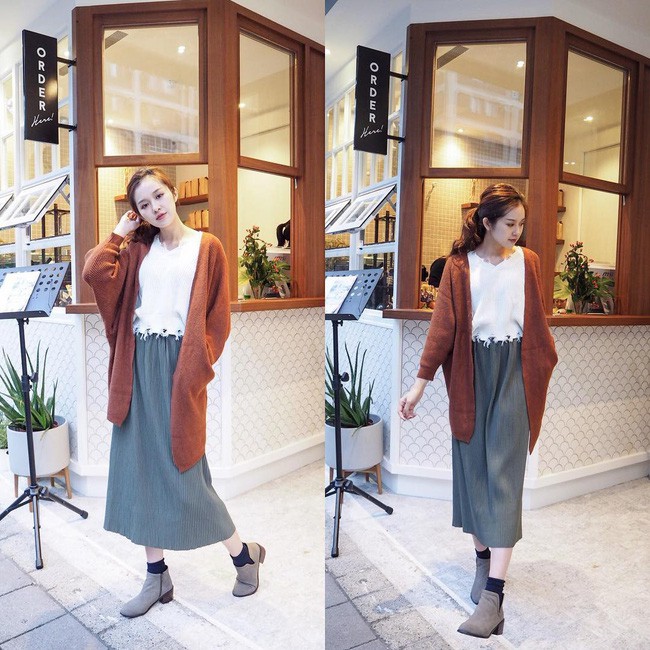 15 set đồ tuyệt xinh với áo cardigan mà các nàng sẽ muốn diện ngay trong những ngày hanh hao gió