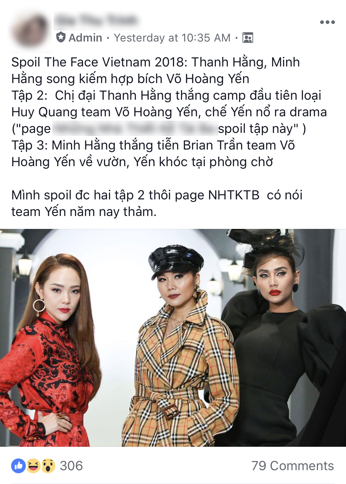 Tập 1 còn chưa kịp lên sóng mà The Face 2018 đã để lộ kết quả team Võ Hoàng Yến thua tơi bời