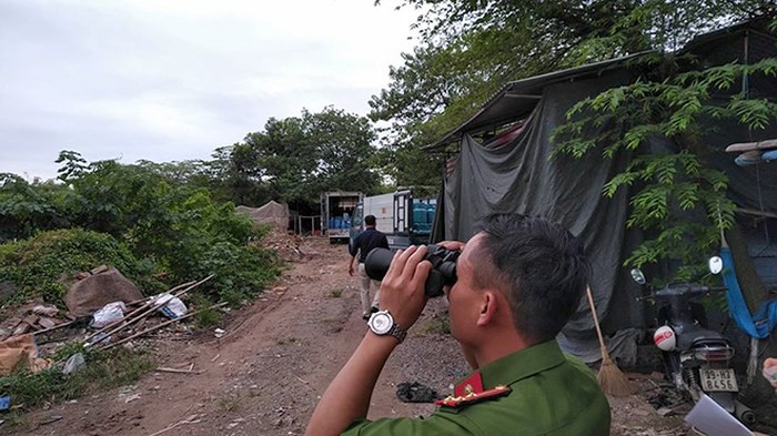 Phá tụ điểm sang chiết gas trái phép cực khủng ở Hải Dương