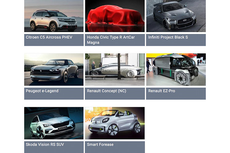 Loạt xế hộp đọ sức cùng xe Vinfast tại Paris Auto Show 2018