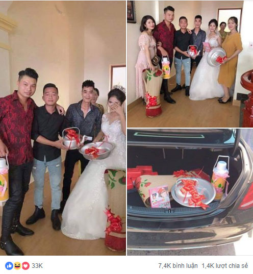 Hội bạn thân cô dâu lái Mercedes đến tặng quà cưới nhưng món quà thực sự bên trong cốp khiến MXH phát sốt