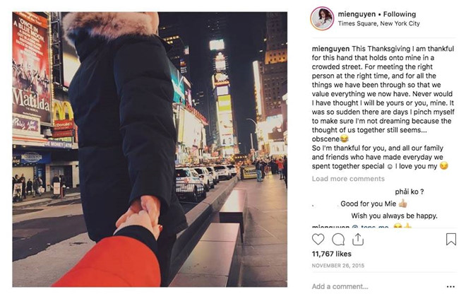 Chuyện tình đẹp của Mie Nguyễn: Từ yêu kín tiếng đến cầu hôn lãng mạn