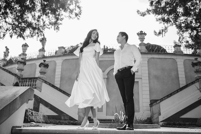 Hé lộ ảnh cưới ngọt ngào, giản dị chụp ở Paris của Lan Khuê và ông xã đại gia trước ngày trọng đại