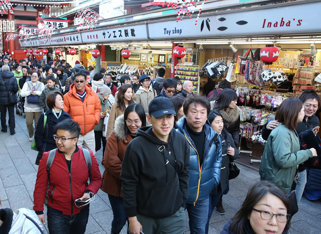 Nghỉ lễ dài ngày, 7 triệu du khách TQ đổ xô đến Nhật, Hàn mua sắm