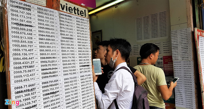 Hai nhà mạng lớn đã hoàn thành chuyển đổi SIM 11 số về 10 số