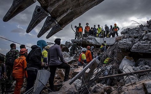 Indonesia nỗ lực ngăn chặn bùng phát dịch bệnh sau động đất