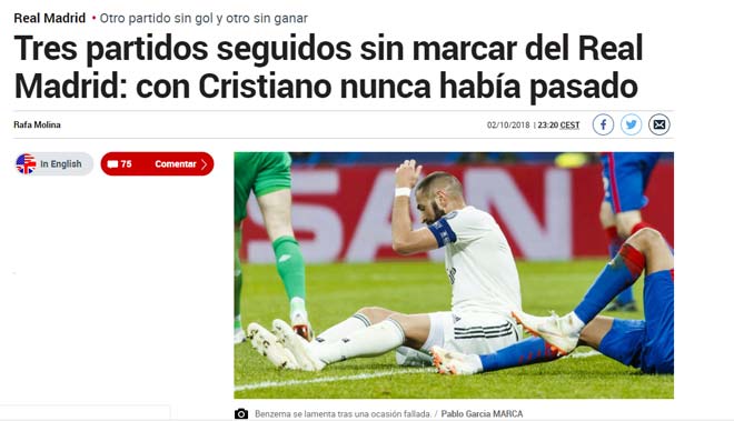 Vua cúp C1 Real thua sốc: Báo Tây Ban Nha chỉ ra điểm đen