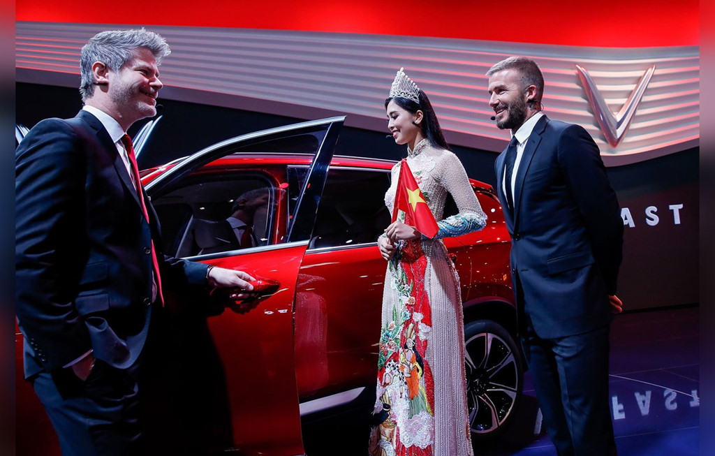 David Beckham bị chê gượng gạo và hờ hững tại sự kiện Vinfast
