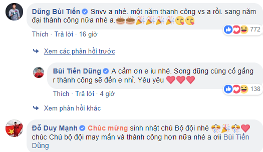 Phản ứng bất ngờ của Đình Trọng khi Bùi Tiến Dũng công khai có bạn gái