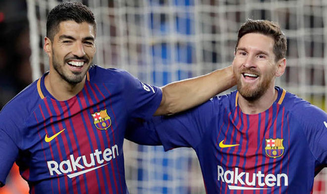 Luis Suarez 3 năm - 0 bàn thắng: Messi mòn mỏi gánh Barca tại Cup C1