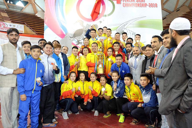 Pencak silat Việt Nam thắng áp đảo Indonesia tại giải châu Á