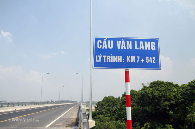 Toàn cảnh cầu 1.400 tỷ nối Hà Nội và Phú Thọ trước ngày thông xe