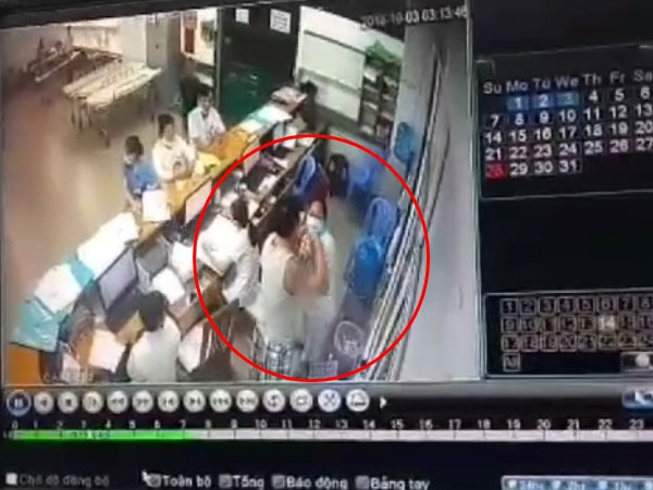 Nữ nhân viên y tế Bệnh viện Đà Nẵng bị người đàn ông hành hung, đấm mạnh vào mặt