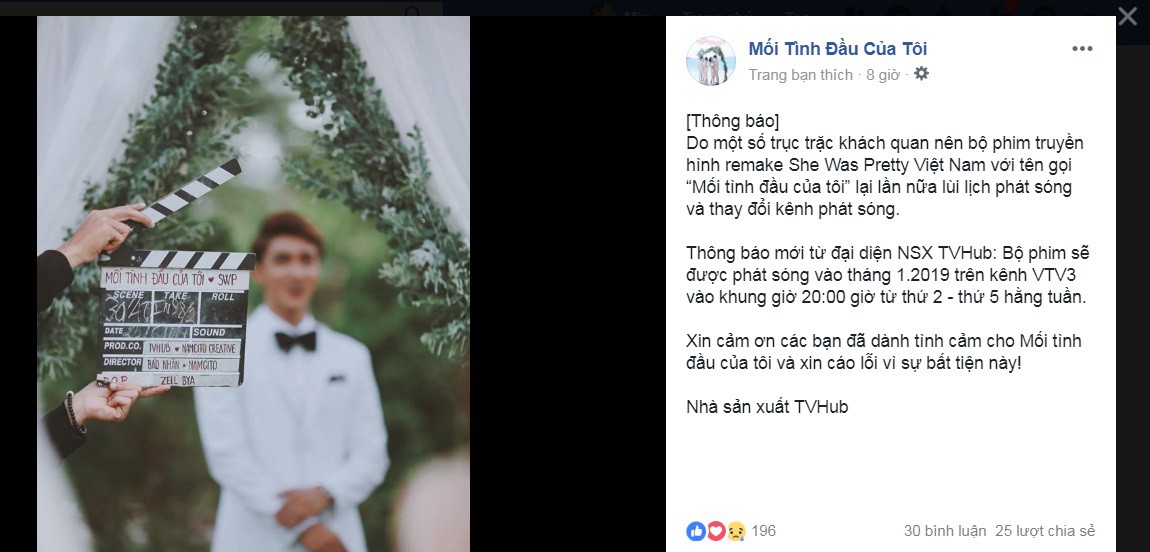 Dự án remake phim Hàn nổi tiếng She Was Pretty 4 lần dời lịch chiếu sắp được lên sóng