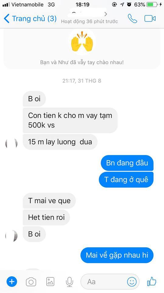 Chàng trai bất lực khi suốt ngày bị bạn không thân gì cho cam vay tiền như đúng rồi